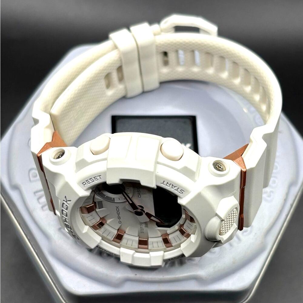 Casio G-Shock GMA-B800-7A Step Tracker Bluetooth White Rose Gold Women's Watch - Picture 14 of 17